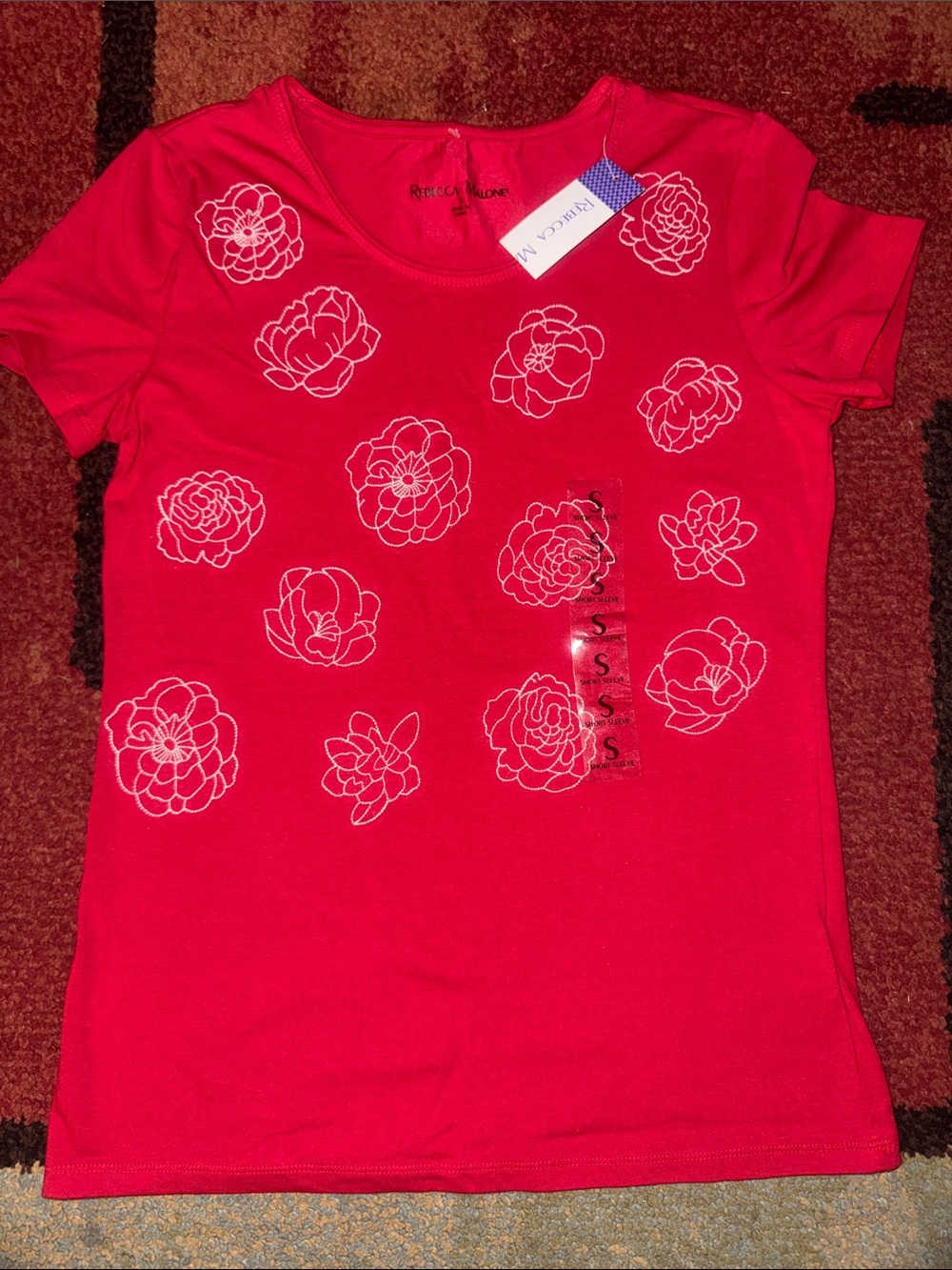 NWT Rebecca Malone Shirt Sleeve Shirt